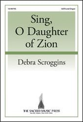 Sing, O Daughter of Zion SATB choral sheet music cover Thumbnail